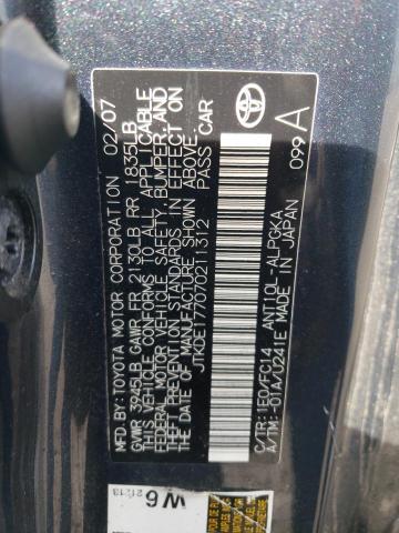 JTKDE177070211312 - 2007 TOYOTA SCION TC 灰色 照片 13