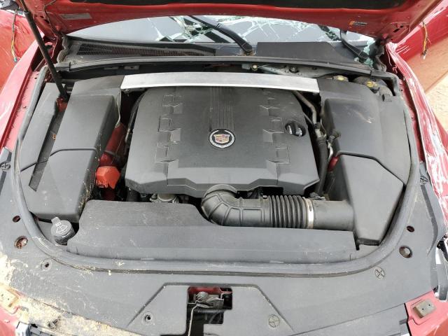 1G6DJ1E31C0136393 - 2012 CADILLAC CTS PERFORMANCE COLLECTION Красный фото 11