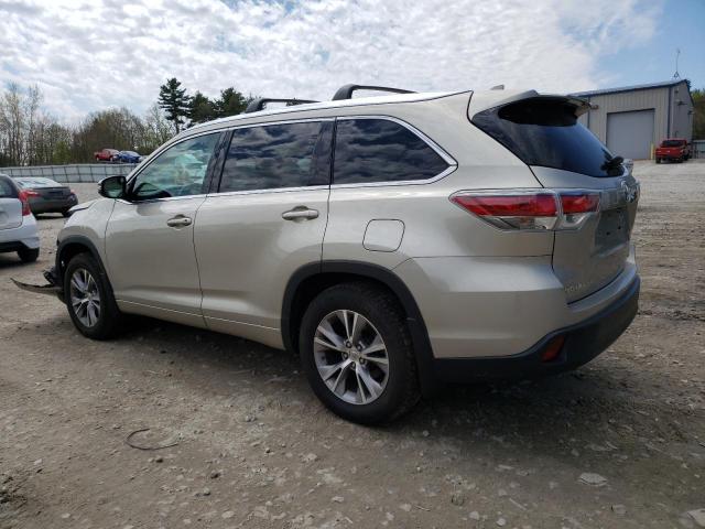 5TDJKRFHXFS166628 - 2015 TOYOTA HIGHLANDER XLE Qızıl foto 2