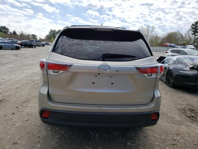 5TDJKRFHXFS166628 - 2015 TOYOTA HIGHLANDER XLE Qızıl foto 6