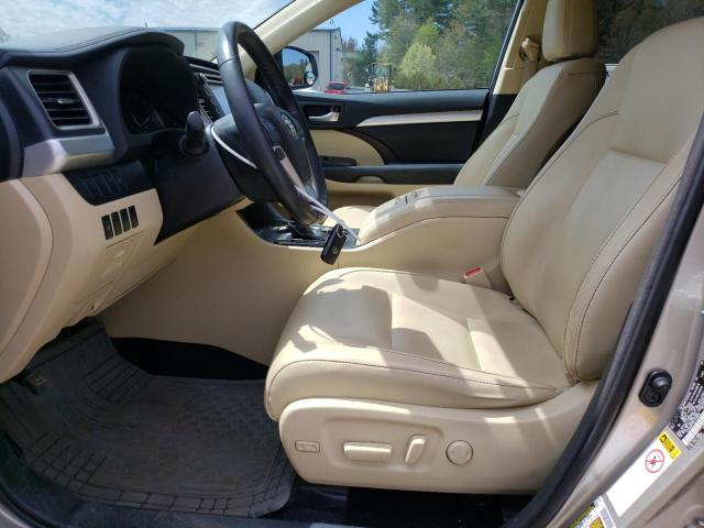 5TDJKRFHXFS166628 - 2015 TOYOTA HIGHLANDER XLE Qızıl foto 7