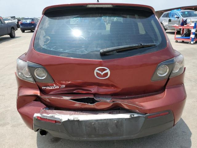 JM1BK343X81100797 - 2008 MAZDA 3 HATCHBACK MAROON photo 6