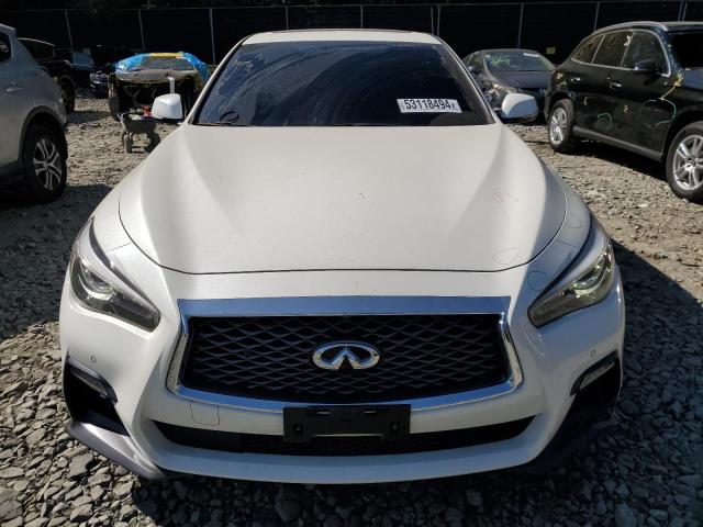 JN1EV7AR2KM558296 - 2019 INFINITI Q50 LUXE WHITE photo 5