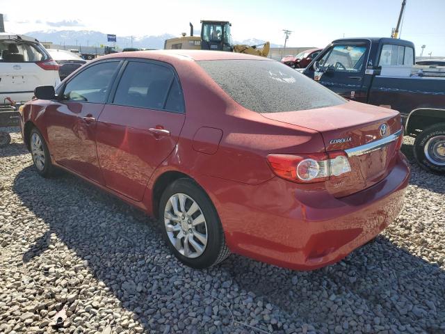 2T1BU4EE4BC616057 - 2011 TOYOTA COROLLA BASE RED photo 2