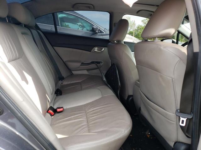 2HGFB2F96FH538763 - 2015 HONDA CIVIC EXL ნაცრისფერი ფოტო 10