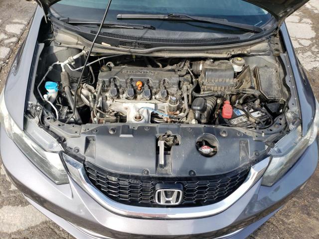 2HGFB2F96FH538763 - 2015 HONDA CIVIC EXL ნაცრისფერი ფოტო 11