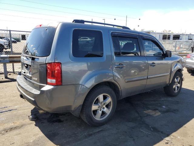 5FNYF4H6XAB028926 - 2010 HONDA PILOT EXL GRAY photo 3