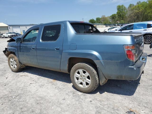 2HJYK165X7H512162 - 2007 HONDA RIDGELINE RTL Mavi foto 2