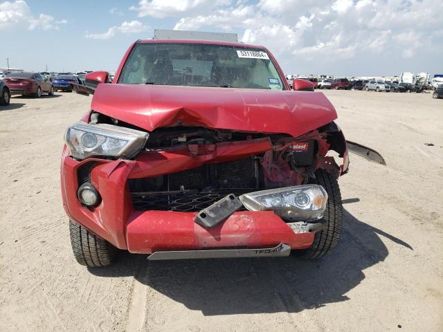 JTEBU5JR9H5422527 - 2017 TOYOTA 4RUNNER SR5/SR5 PREMIUM RED photo 5