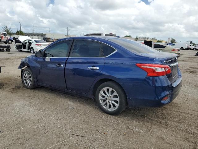 3N1AB7AP7JY293120 - 2018 NISSAN SENTRA S BLUE photo 2