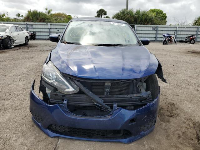 3N1AB7AP7JY293120 - 2018 NISSAN SENTRA S BLUE photo 5