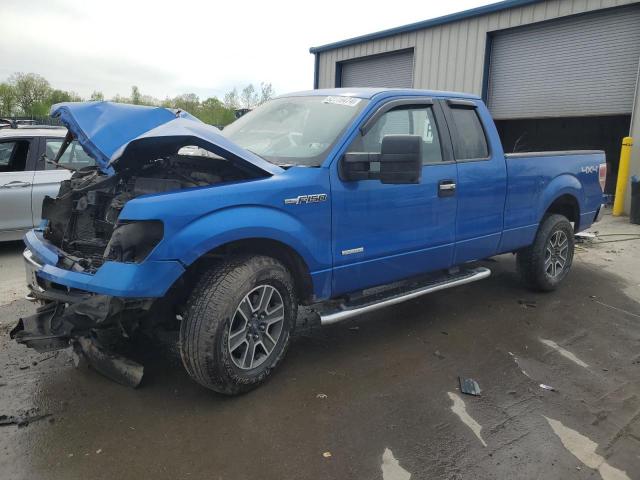 1FTFX1ET5BFC48114 - 2011 FORD F150 SUPER CAB BLUE photo 1