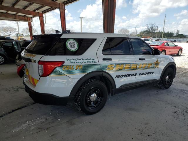1FM5K8AB8NGB45800 - 2022 FORD EXPLORER POLICE INTERCEPTOR 白色 照片 3