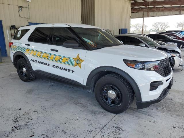 1FM5K8AB8NGB45800 - 2022 FORD EXPLORER POLICE INTERCEPTOR 白色 照片 4
