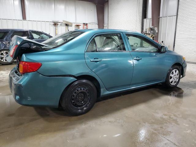 2T1BU4EE6AC262461 - 2010 TOYOTA COROLLA BASE TEAL photo 3