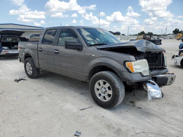 1FTFW1EV1AFD12720 - 2010 FORD F150 SUPERCREW GRAY photo 4