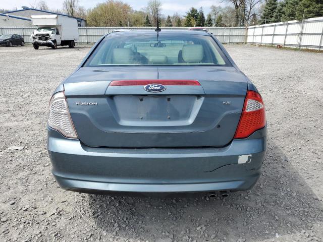 3FAHP0HA3CR252931 - 2012 FORD FUSION SE TEAL photo 6