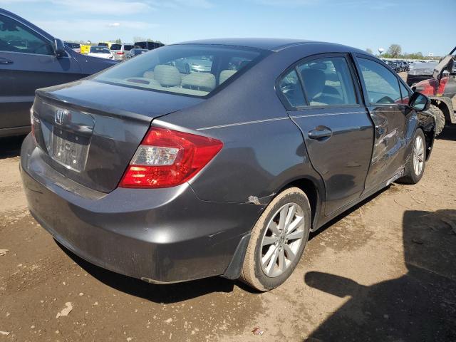 2HGFB2F96CH322827 - 2012 HONDA CIVIC EXL 灰色 照片 3
