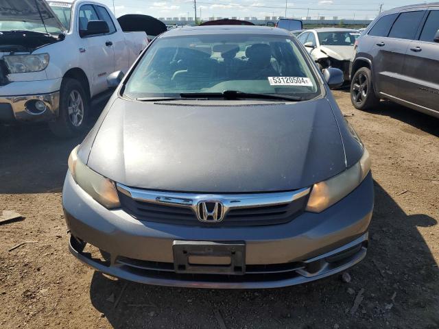 2HGFB2F96CH322827 - 2012 HONDA CIVIC EXL GRAY photo 5