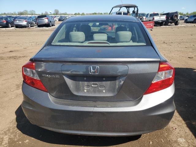 2HGFB2F96CH322827 - 2012 HONDA CIVIC EXL 灰色 照片 6