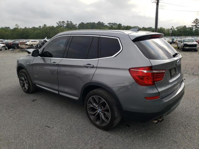 5UXWZ7C50G0R32420 - 2016 BMW X3 SDRIVE28I SILVER photo 2