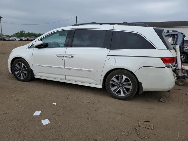 5FNRL5H98EB045193 - 2014 HONDA ODYSSEY TOURING WHITE photo 2