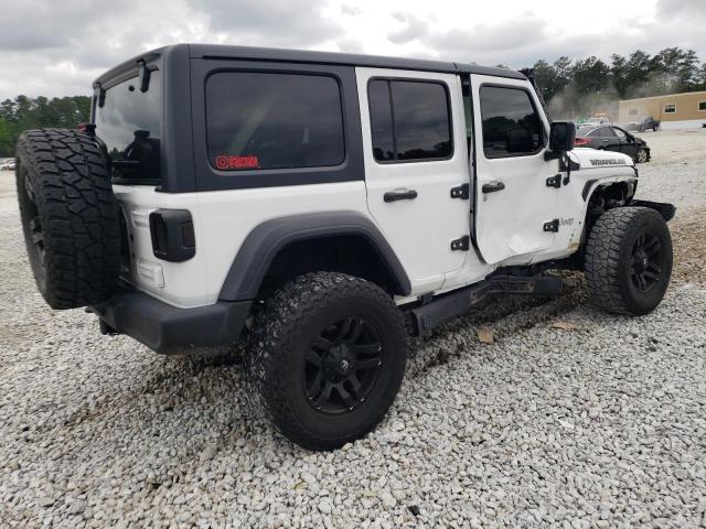 1C4HJXDG6JW110307 - 2018 JEEP WRANGLER U SPORT WHITE photo 3