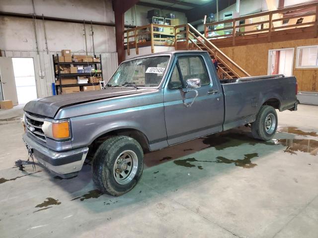 1FTDF15Y8KNA08695 - 1989 FORD F150 GRAY photo 1