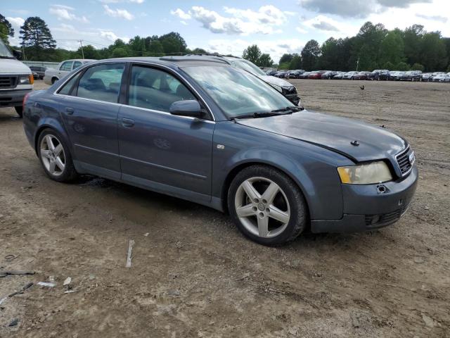 WAULT68E12A141208 - 2002 AUDI A4 3.0 QUATTRO BLUE photo 4