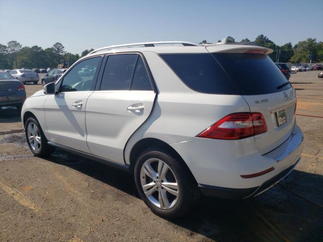 4JGDA5HB6FA455631 - 2015 MERCEDES-BENZ ML 350 4MATIC WHITE photo 2