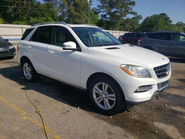 4JGDA5HB6FA455631 - 2015 MERCEDES-BENZ ML 350 4MATIC WHITE photo 4