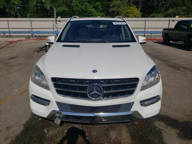 4JGDA5HB6FA455631 - 2015 MERCEDES-BENZ ML 350 4MATIC WHITE photo 5