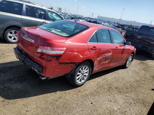 4T1BK3EK8AU104370 - 2010 TOYOTA CAMRY SE RED photo 3