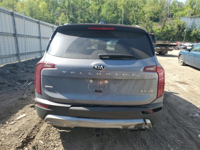 5XYP3DHC2MG117073 - 2021 KIA TELLURIDE EX BLUE photo 6