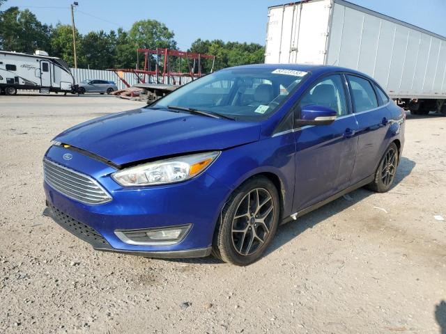 1FADP3J23FL219126 - 2015 FORD FOCUS TITANIUM BLUE photo 1