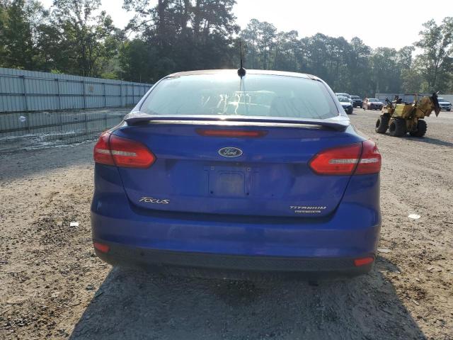 1FADP3J23FL219126 - 2015 FORD FOCUS TITANIUM BLUE photo 6