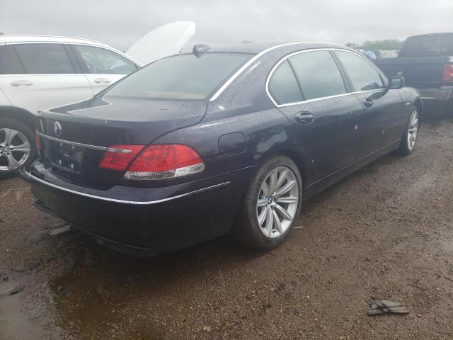 WBAHN83518DT78209 - 2008 BMW 750 LI BLUE photo 3