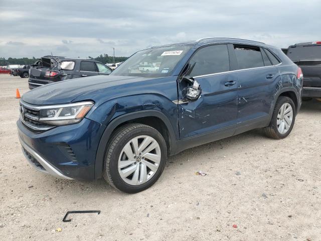 1V2JC2CA8MC200588 - 2021 VOLKSWAGEN ATLAS CROS SE Синий фото 1