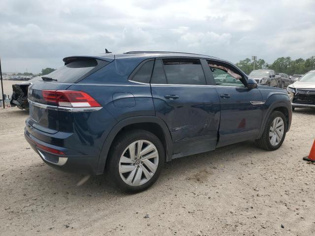 1V2JC2CA8MC200588 - 2021 VOLKSWAGEN ATLAS CROS SE Синий фото 3