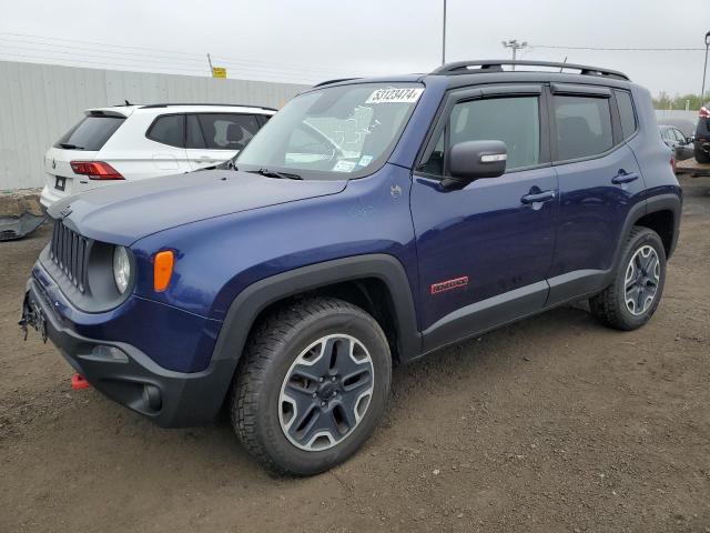 ZACCJBCT5GPC57378 - 2016 JEEP RENEGADE TRAILHAWK BLUE photo 1