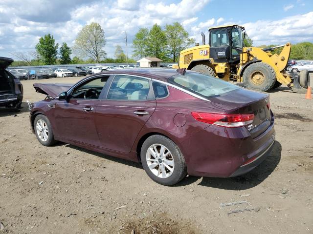 5XXGT4L38GG104926 - 2016 KIA OPTIMA LX BURGUNDY photo 2