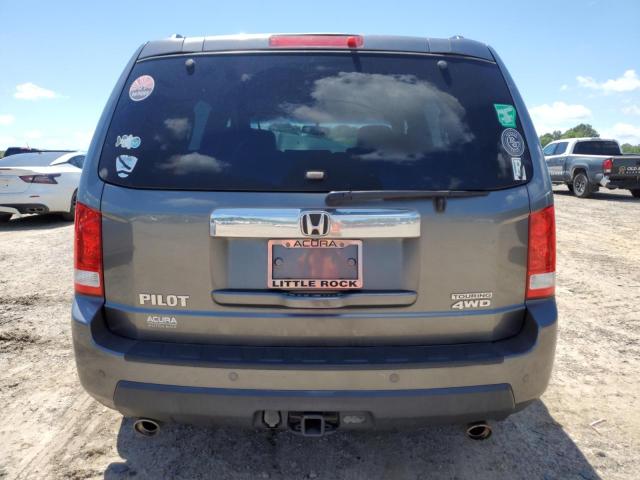 5FNYF4H94BB081102 - 2011 HONDA PILOT TOURING GRAY photo 6