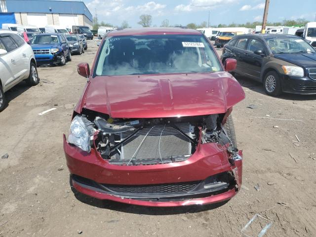 2C4RDGCG3GR163917 - 2016 DODGE GRAND CARA SXT RED photo 5