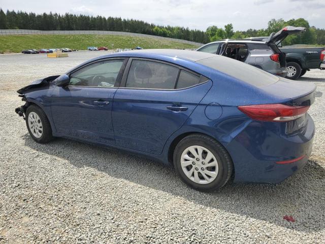 5NPD74LF8JH355331 - 2018 HYUNDAI ELANTRA SE BLUE photo 2