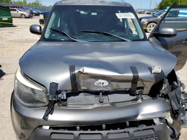 KNDJN2A2XE7058827 - 2014 KIA SOUL GRAY photo 11