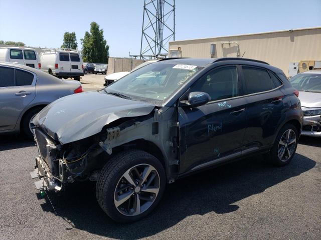 KM8K3CA59JU096048 - 2018 HYUNDAI KONA LIMITED GRAY photo 1