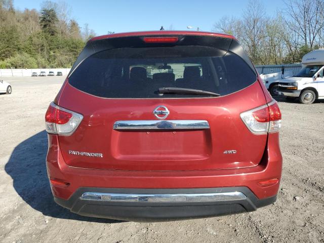 5N1AR2MM7DC688470 - 2013 NISSAN PATHFINDER S Қызыл фото 6