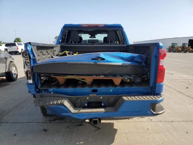 1GCPDBEK2NZ550280 - 2022 CHEVROLET SILVERADO K1500 CUSTOM BLUE photo 6