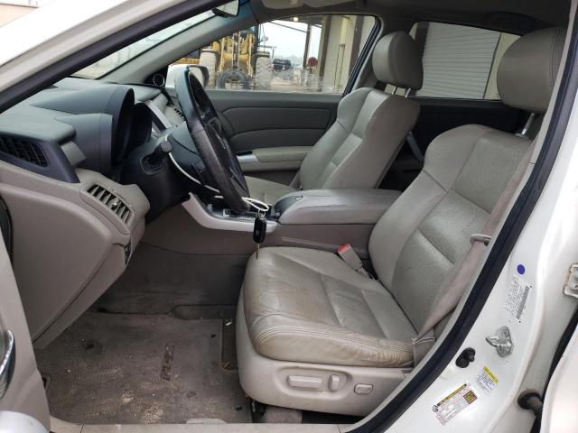 5J8TB18558A019874 - 2008 ACURA RDX TECHNOLOGY WHITE photo 7