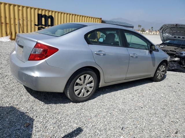 19XFB2F51CE320152 - 2012 HONDA CIVIC LX SILVER photo 3